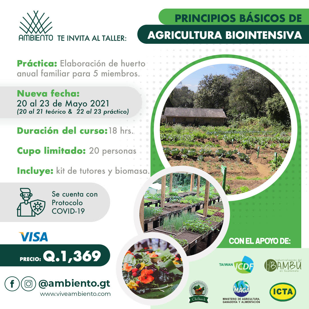 Taller Agricultura Biointensiva Guatemala 2021